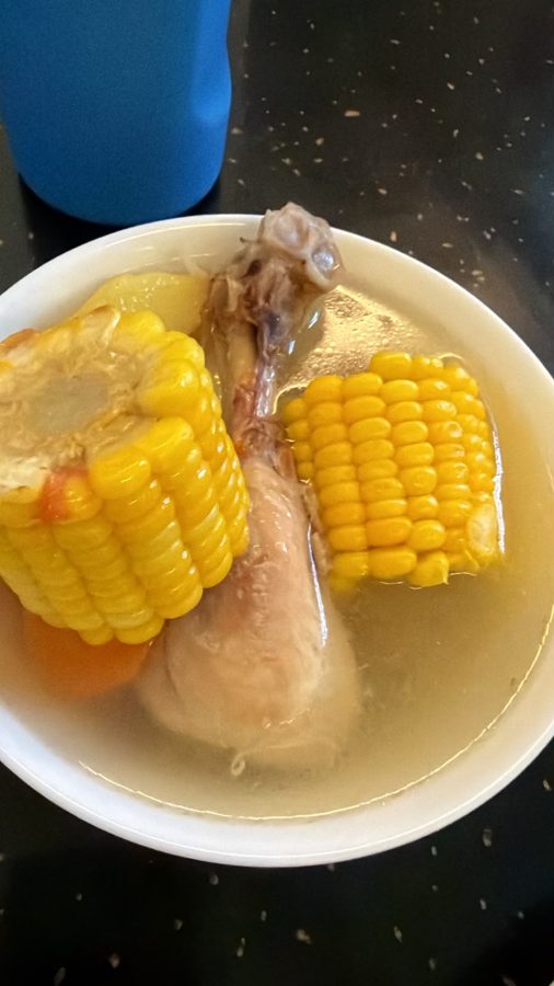 Chicken and corn soup