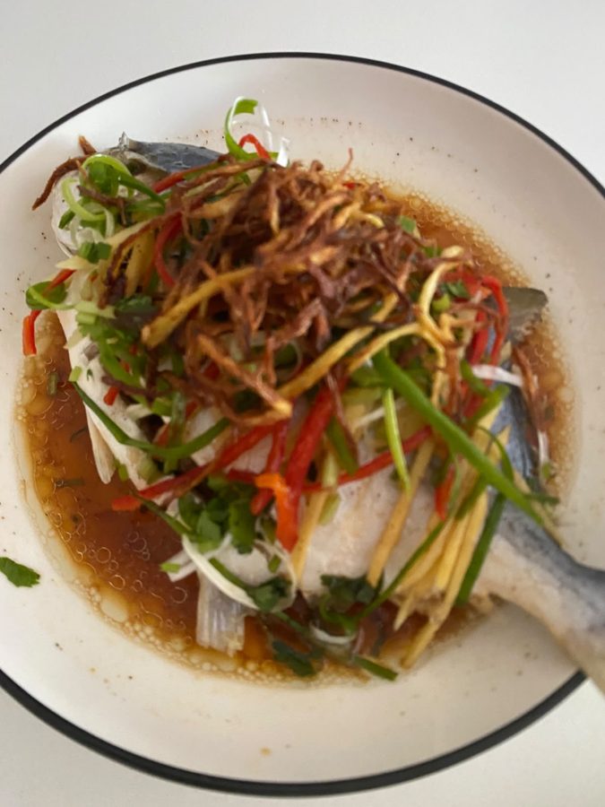 Steamed fish