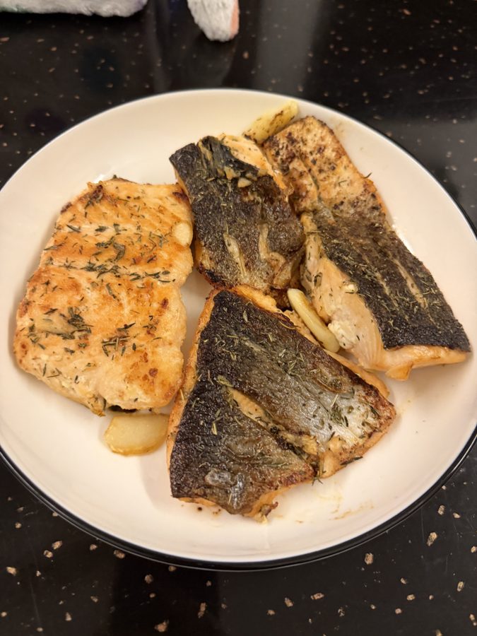 Pan-seared fish