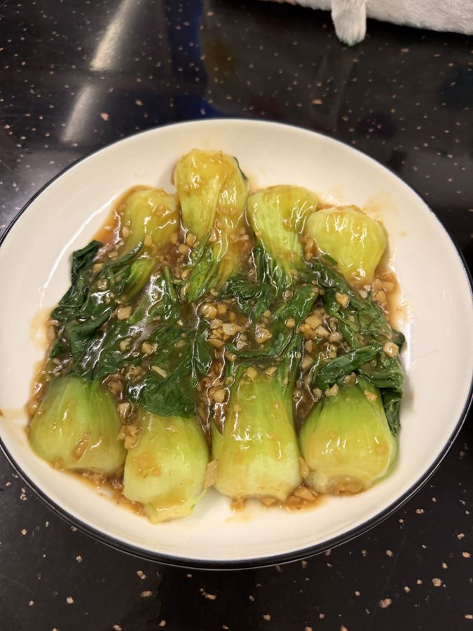 Garlic bok choy