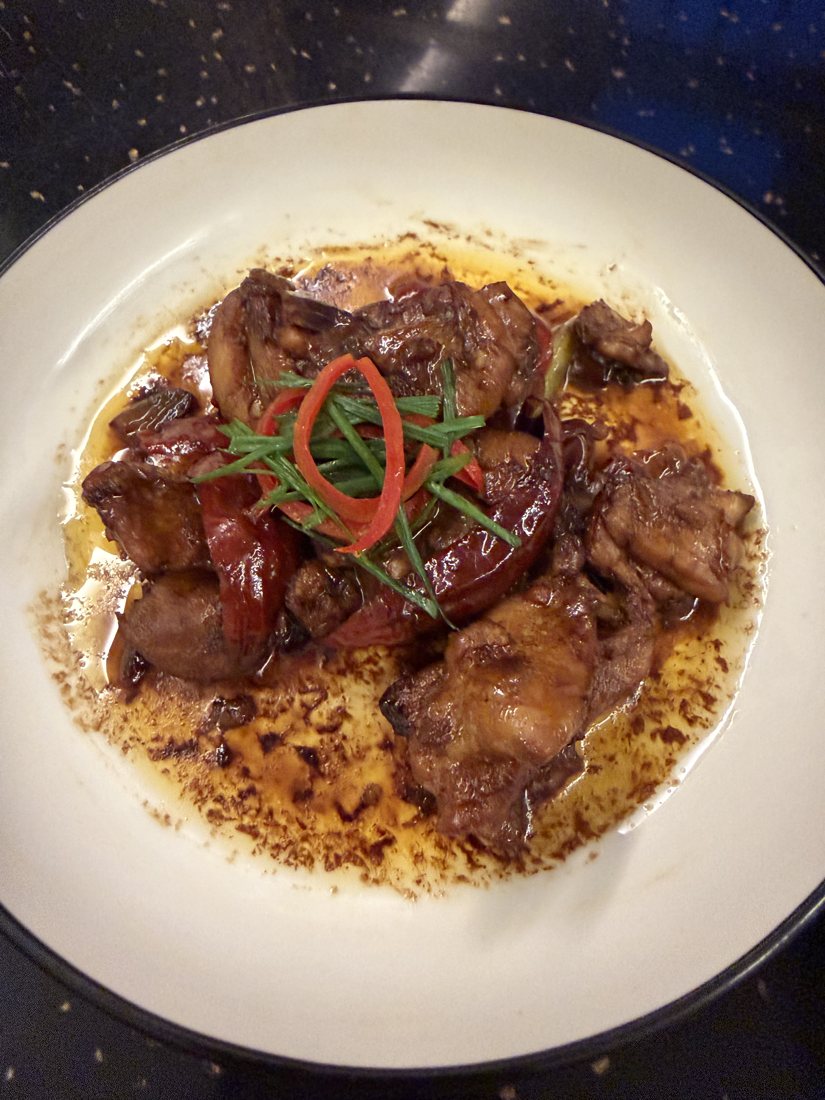 Braised pork belly